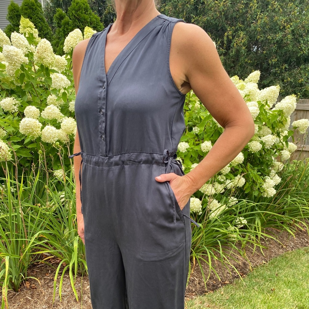 Marine Layer Katy Jumpsuit in Dark Gray - Size S